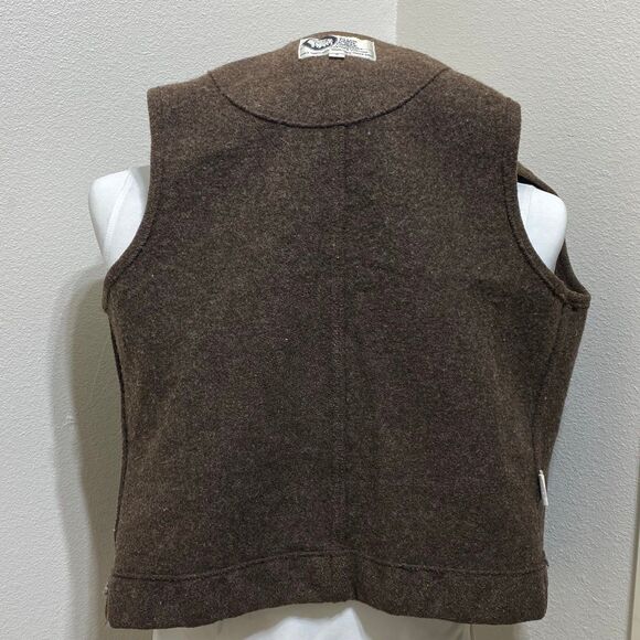 ALLEN FARM SHEEP & WOOL COMPANY Men’s Wool Vest Size Small - Picture 7 of 9